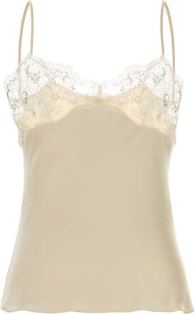 Chlo&eacute; Cream Silk Tank Top