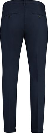 Dondup Mens Gaubert Cotton Chino Trousers Blue Chinos
