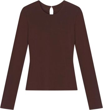 Áeron Mujer, Camisetas, Marrón, Talla: L