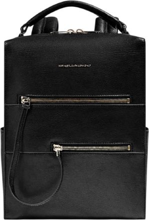 Piquadro Backpacks, female, Black, ONE SIZE, W140 Backpack