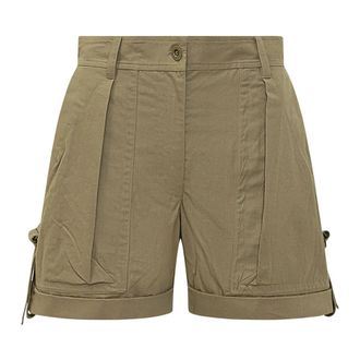 Isabel Marant High-waisted Cargo Shorts - Dames - Korte Broeken - Groen - S - Korte Broeken
