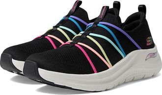 Skechers Arch Fit 2.0 Colorful Road Womens Shoes Black : 5.5 B - Medium, Rubber