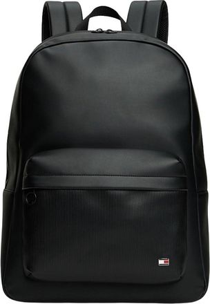 Tommy Hilfiger Mens TH FLAG BACKPACK AM0AM13984 Backpack, BLACK, One Size