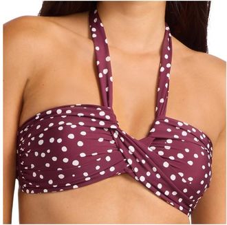 Seafolly Dolce Dot Halter Bandeau Bikini-Top f&uuml;r Damen | bunt