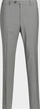 Corneliani Men & apos;s Stretch-Wool Straight-Leg Pants