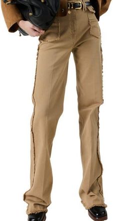 Gerard Darel Anna Frayed Edge Jeans in Sand at Nordstrom, Size 6