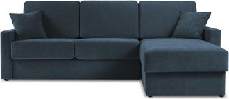 BLOOMINGLOFT 3-Sitzer Ecksofa Portia mit Bettfunktion (120 x 195 cm) Eckteil rechts