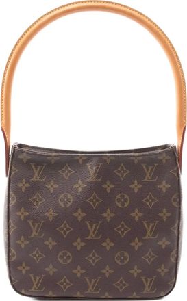 Louis Vuitton Borsa a spalla Looping MM 2001 - Marrone