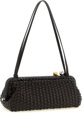 Jacquemus Leather Shoulder Bag - Black