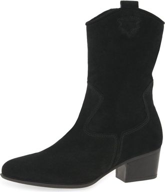 Gabor Kirsten Womens Calf Length Boots 4.5 Black Suede