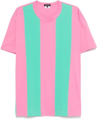 Comme Des Gar&ccedil;ons Striped T-Shirt - Mens - Cotton
