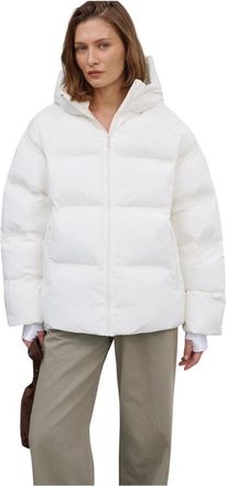 Estro & Luminara Losse Jas - Lumineuze Elegantie en Moderne Snit - Dames - Jassen - Beige - Maat: XS Poliester