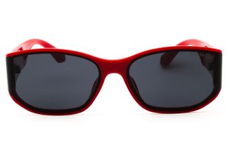 Guess GF00066 Oval Injected Propionate Sunglasses - Red
