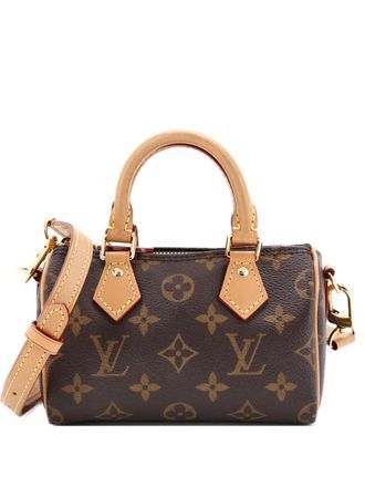 Louis Vuitton Speedy Bandouliere NM Bag Monogram Canvas Nano crossbody bag - Marrone