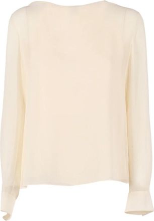 Max Mara Camicia Demien - Dames - Blouses - Wit - L - Overhemden
