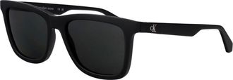 Calvin Klein Jeans Rechthoekige zonnebril - unisex - Zonnebrillen - Zwart - 54 MM - Accessoires