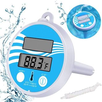 OEM Term&oacute;metro Solar Para Piscinas, Term&oacute;metro Flotante Digital Para Medir La Temperatura Del Agua De Piscinas, Medidor De Temperatura Para Spas Y Ba&ntilde;os -