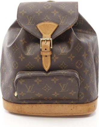 Louis Vuitton Brown Monogram Coated Canvas Backpack (Pre-Owned)