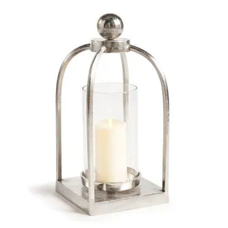 Napa Home & Garden Hollis Lantern in Silver at Nordstrom, Size Large