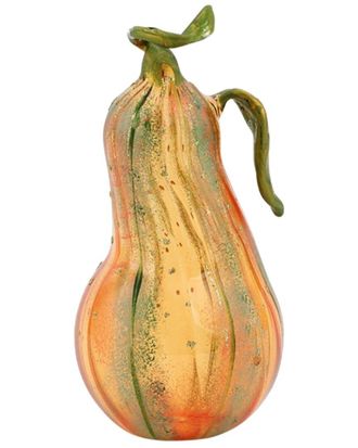 Vietri Vietri Pumpkins Figural Glass Gourd With $6 Credit