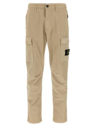 Stone Island Stretch Cotton Cargo Trousers from $381.00 - on