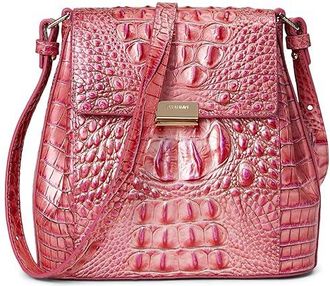 Brahmin Margo Cross Body Womens Handbags French Rose, Leather