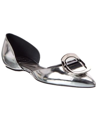 Roger Vivier Leather Ballerina Flat