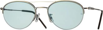 Eyevan 7285 M23 SUN - unisex - Zonnebrillen - Grijs - 52 MM - Wol - Accessoires