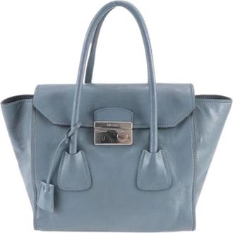 Prada Pre-owned Handbags, female, Blue, Size: ONE SIZE Pre-owned Vintage Handbag