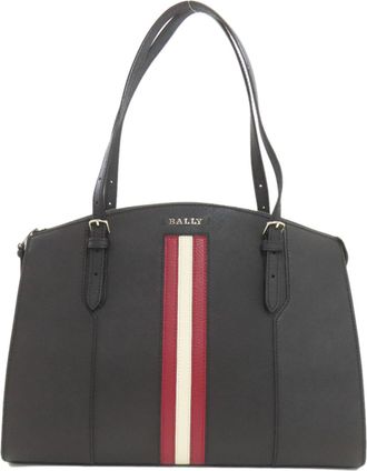 Bally Black Leather Tote Bag (Pre-Owned)