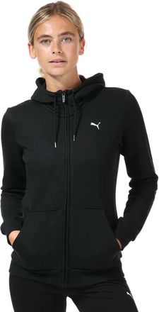 Puma Dames/Dames Essentials Full Zip Hoodie (Zwart)