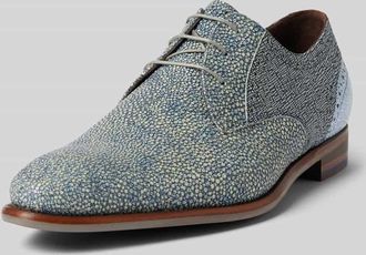 Floris Van Bommel Floris Van Bommel Derby mit Schnürverschluss Modell De Stapper in Blau, Größe 41