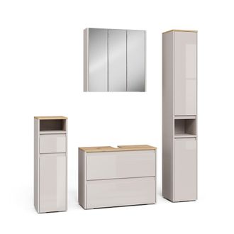 Vicco Conjunto De Muebles De Ba&ntilde;o Majest, Cachemira, 4 Piezas, Vicco