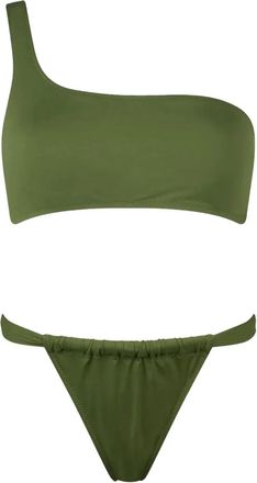 MC2 Saint Barth Top bikini Celestine Noelle monospalla - Verde