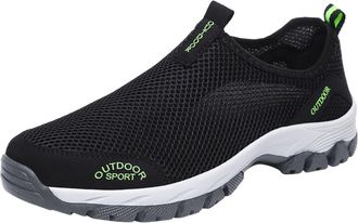 Generic Mens Sneaker Running Shoes, Sports Shoe Slip On Tennis Shoes Non-Slip Soles Trekking Shoe Mesh Breathable Walking Trainers Comfortable Sneakers Lightw