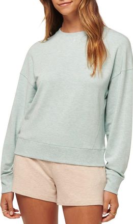 Travis Mathew Cloud Sweatshirt in Heather Ether at Nordstrom, Size Xx-Large