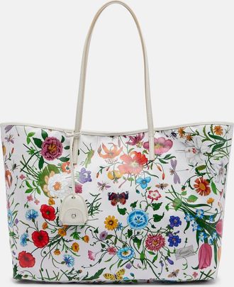 Gucci Gucci Tribeca Large floral canvas shopper