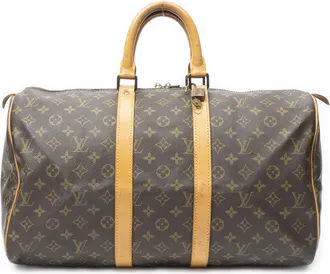 Louis Vuitton Pre-owned Womens Keepall 45 Travel Bag - Brown - One Size