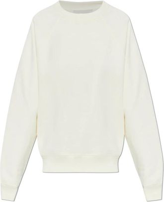 Ami Oversized Sweatshirt - Dames - Sweatshirts - Beige - 2XS - Katoen - Hoodies & sweatvesten