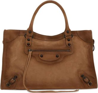 Balenciaga medium Le City tote bag - Brown