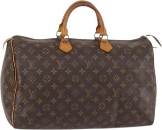 Louis Vuitton Pre-owned Handbags, female, Brown, Size: ONE SIZE Pre-owned Vintage Canvas Handbag