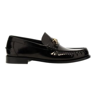 Versace Loafers, male, Black, Size: 10 US Medusa Moccasin