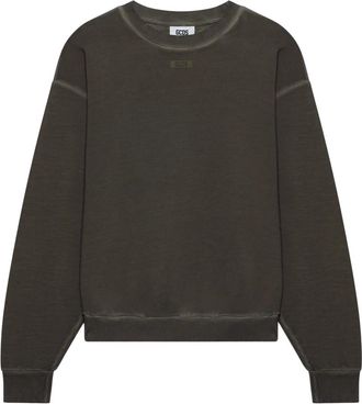 GCDS Crewneck Sweatshirt - Heren - Sweatshirts - Groen - L - Katoen - Hoodies & sweatvesten