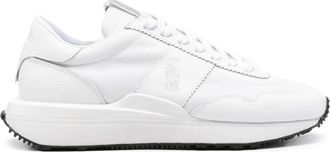 Polo Ralph Lauren Train 89 Sneaker - Dames - Sneakers - Wit - 36 EU - Leer - Schoenen