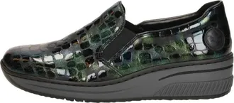 Rieker Sportieve Loafers - Heren - Loafers - Groen - 37 EU - Schoenen