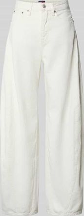 Tommy Jeans Barrel Fit Jeans aus reiner Baumwolle in Weiss, Gr&ouml;&szlig;e 25/32