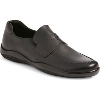 Prada Americas Cup Penny Loafer in Nero at Nordstrom, Size 10.5Us