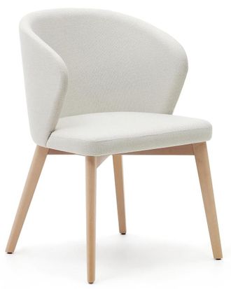 K Home Design Esszimmerstuhl Darica mit Armlehnen - Natural/Light Beige