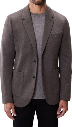 Robert Barakett Blum Heathered Knit Sport Coat in Brown at Nordstrom Rack, Size Xx-Large