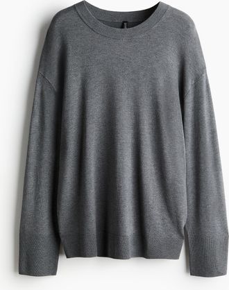 H&M Feinstrickpullover - Grau
